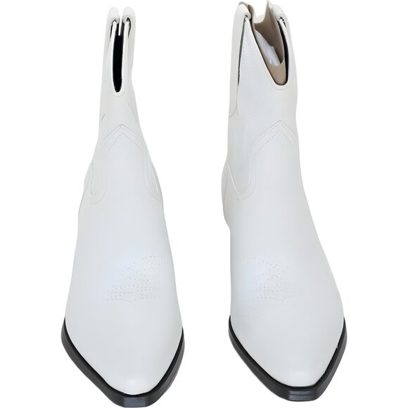 Guess Ginette 3 White Western Ankle Cowboy Boots for Women US 7.5M - Picture 5 of 6